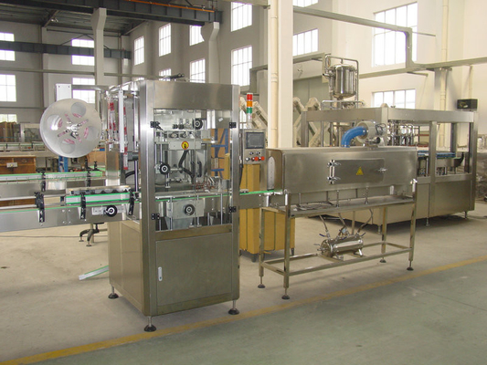 Fles de Etiketteringsmachine met geringe geluidssterkte krimpt de Machine van het Kokerinstrument
